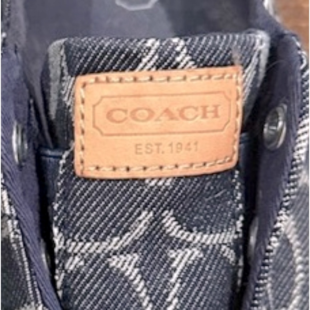 Coach Flats Denim Blue Size 9
